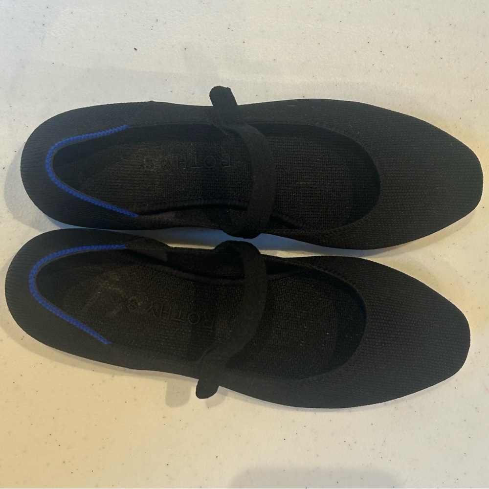 Rothys The Square Mary Jane 6.5 black EUC